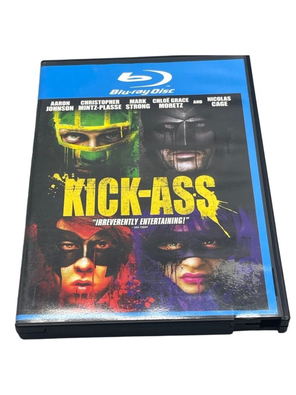 Kick-Asss Blu-ray Rated R 117 mins copyright 2010 Lionsgate English READ